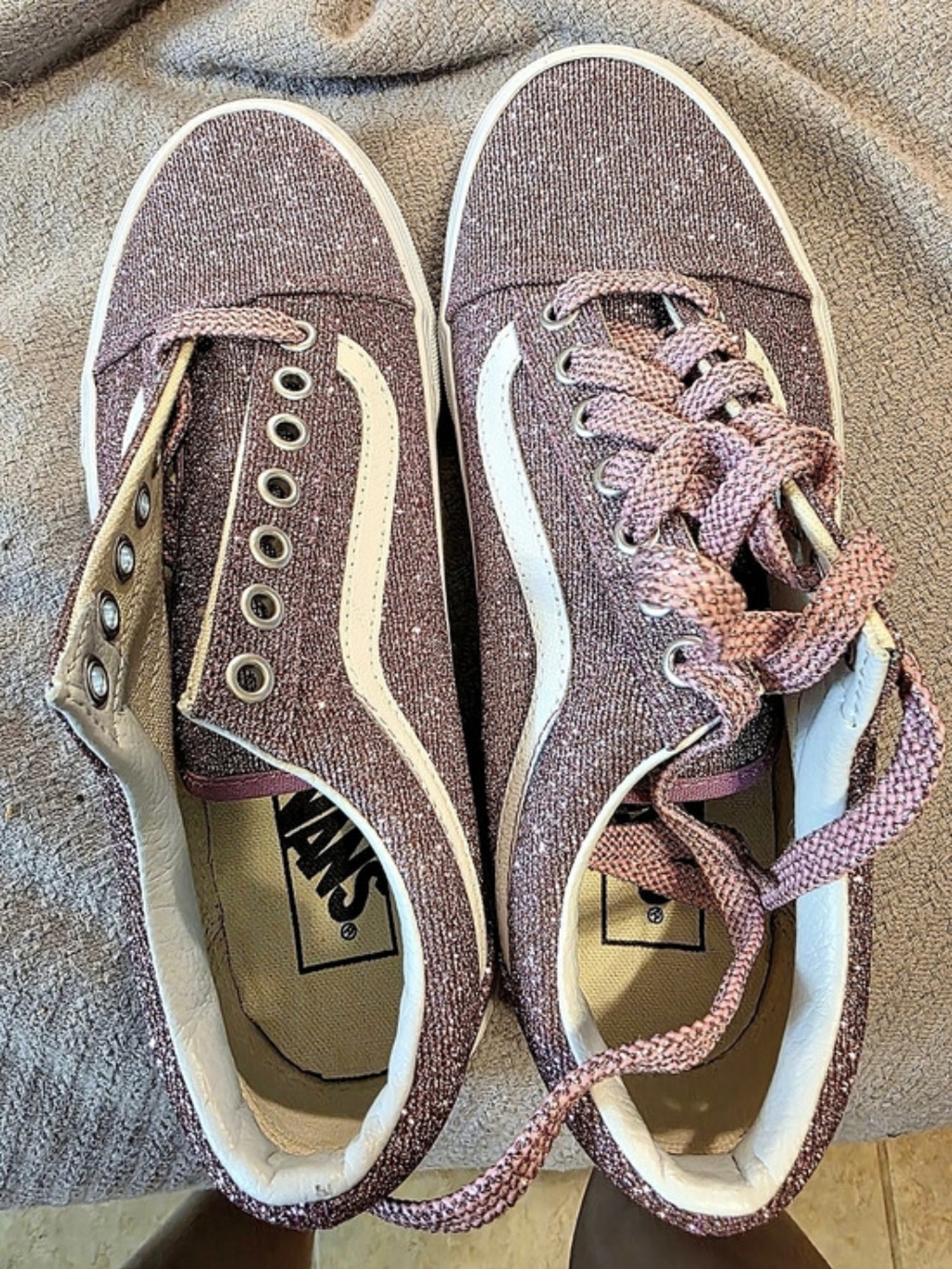 Vans Old Skool Glitter Sneakers US 6.5